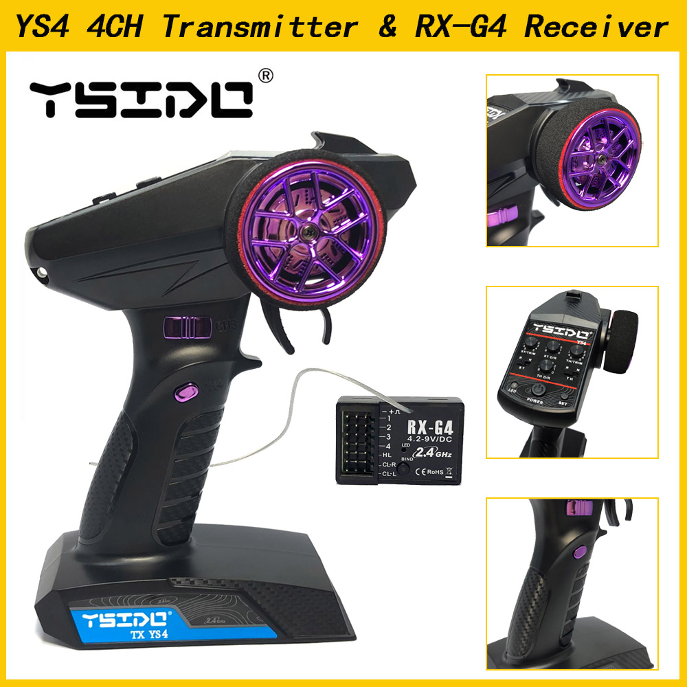Radio Transmitter 2.4Ghz - YSIDO YS4 2,4 ГГц 4-канальный радиосистема,