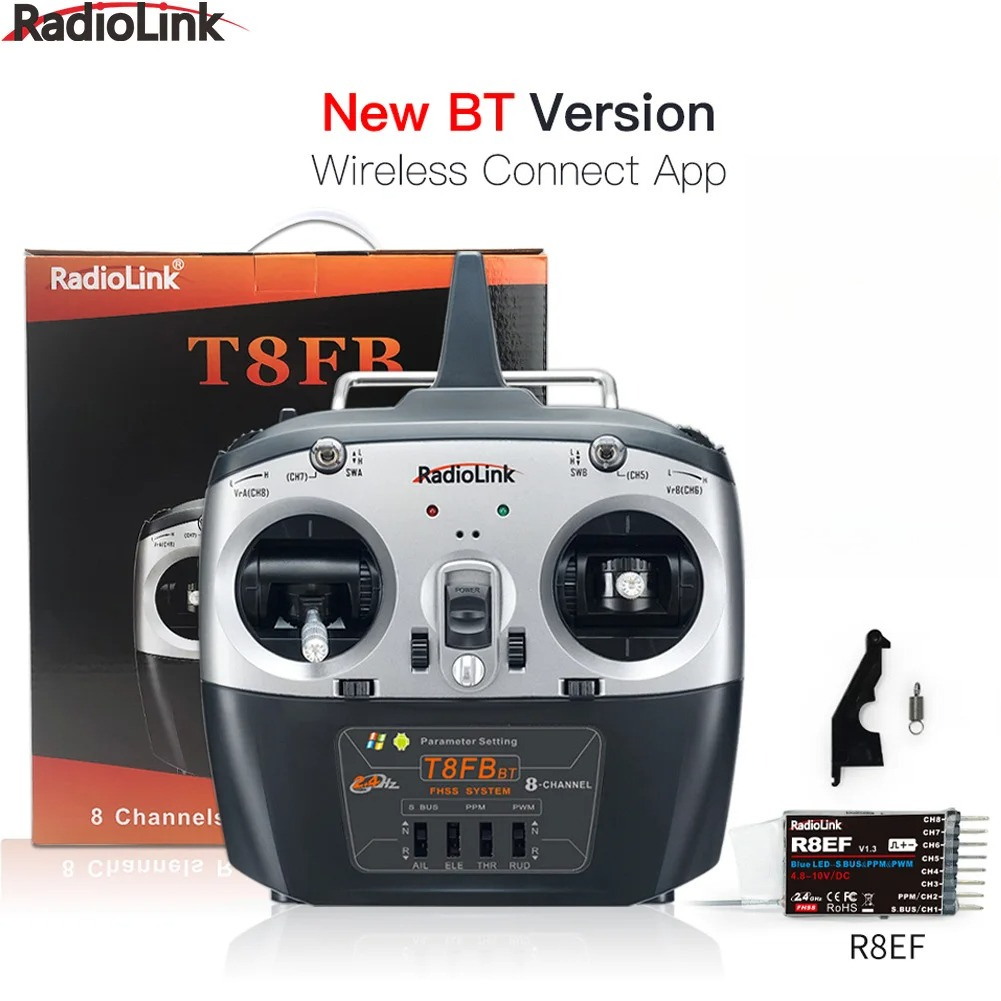 Radio Transmitter 2.4Ghz - Радиопередатчик Radiolink T8FB 2.4 ГГц, 8