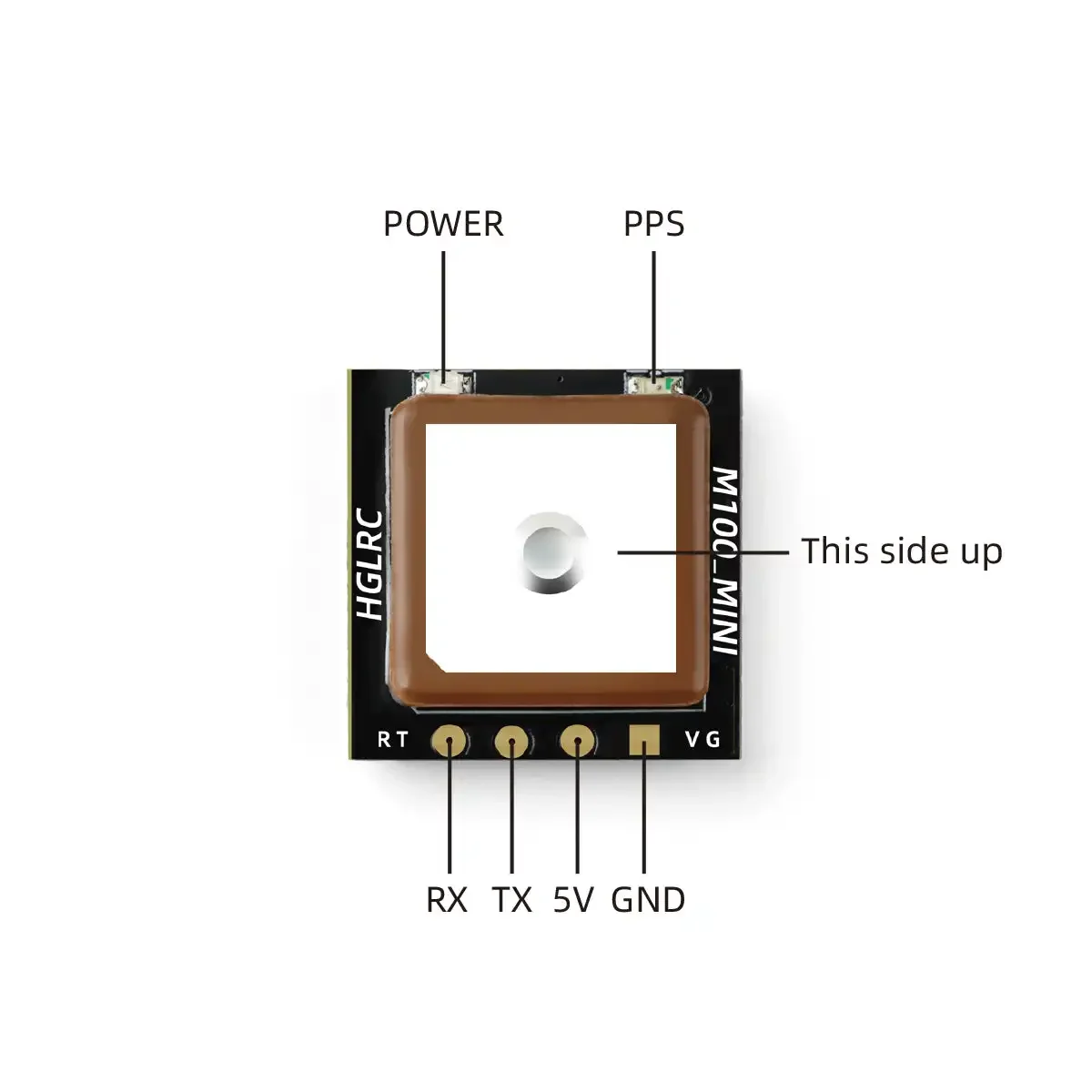 Модуль GPS HGLRC M100 MINI M10 – обзор и цена Drone Antenna