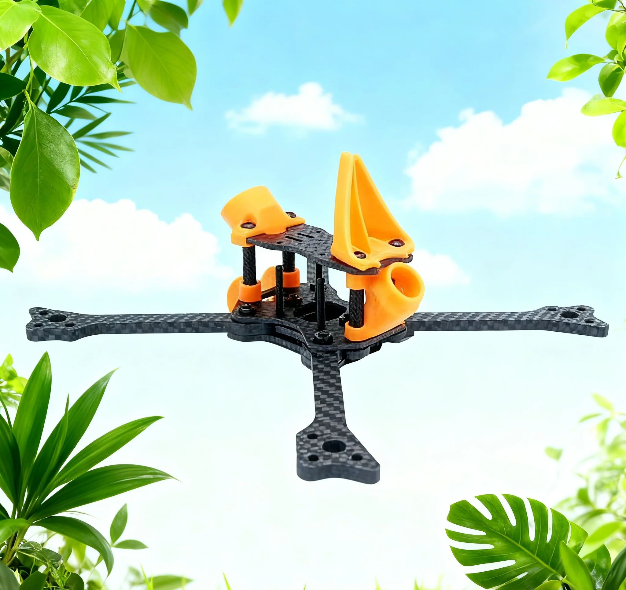 Комплект рамы для FPV-дрона 53 – обзор и цена Carbon Fiber Drone Frame